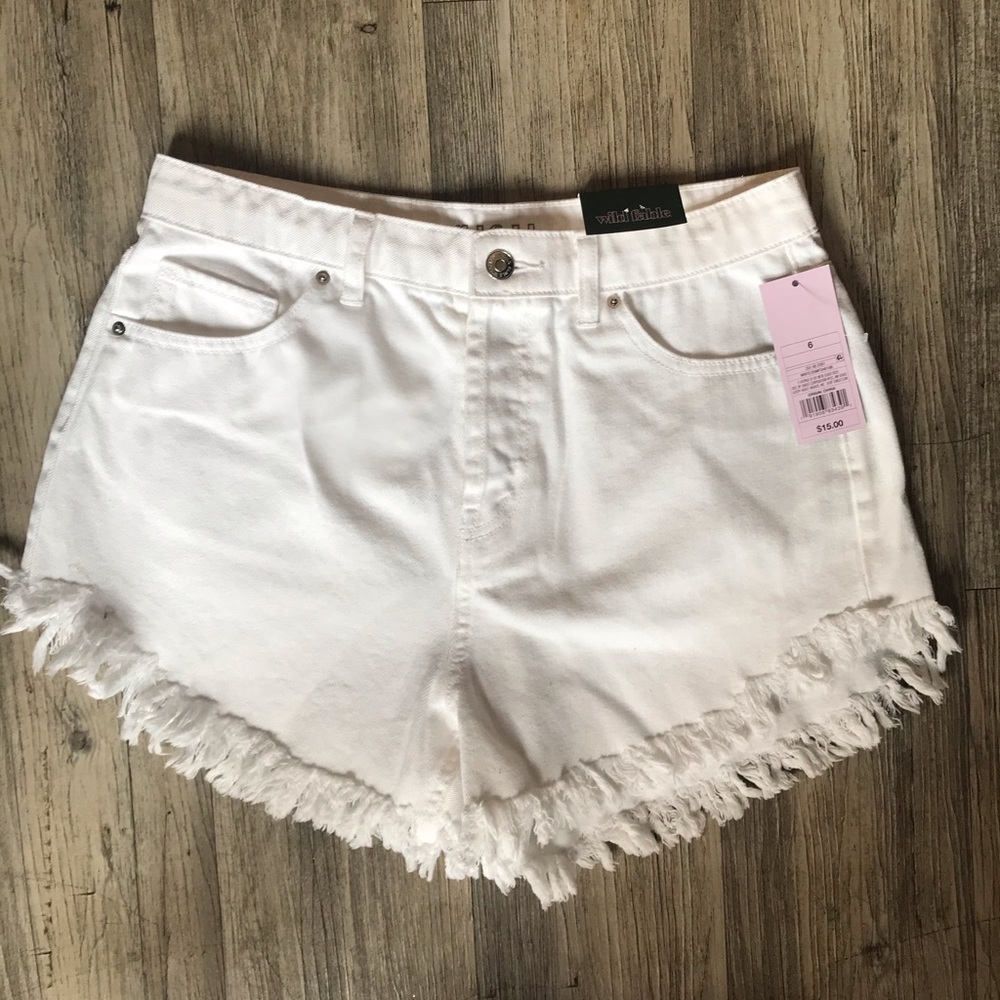 White Target Shorts